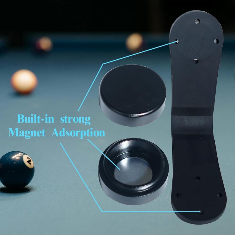 Banly TAOM Round Shaped Pool Chalk Holder, Portable Pool Chalk Cubes, Magnetic Mini Chalk Holder Pool Billiards, Pool Cue Chalk Case Container Box for Billiard Cue Tip Tool Pool Table Snooker Accessories - Image 5